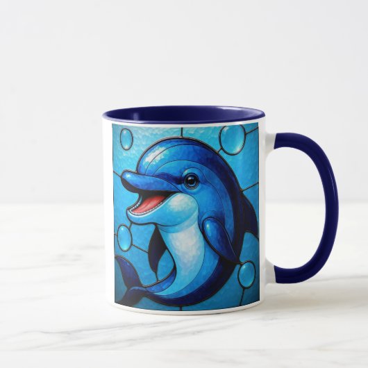 Blauer Delfin Tasse (Rechts)