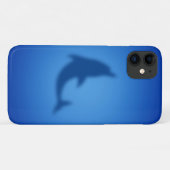 Blauer Delphin Case-Mate iPhone Hülle (Rückseite (Horizontal))