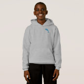 Blauer Delphin Hoodie (Vorne ganz)