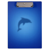 Blauer Delphin Klemmbrett (Vorderseite)