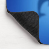 Blauer Delphin Mousepad (Ecke)