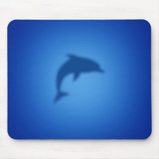 Blauer Delphin Mousepad (Vorne)