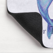 Blauer Delphin Mousepad (Ecke)