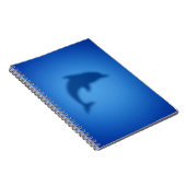 Blauer Delphin Notizblock (Rechte Seite)