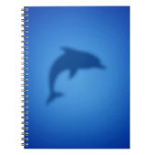 Blauer Delphin Notizblock (Vorderseite)