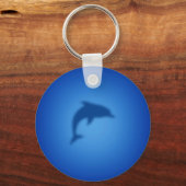 Blauer Delphin Schlüsselanhänger (Vorderseite)