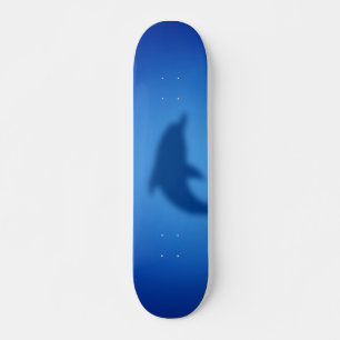 Blauer Delphin Skateboard