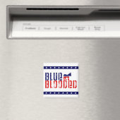 blauer Demokrat. Magnet (In Situ (Geschirrspüler))
