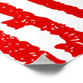 blauer Demokrat. Poster (Ecke)