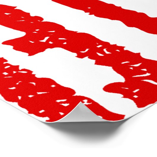 blauer Demokrat. Poster (Ecke)