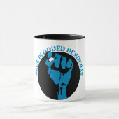 blauer Demokrat. Tasse (Zentrum)