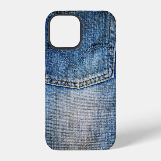 Blauer Denim iPhone Hülle (Rückseite)