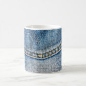 Blauer Denim Kaffeetasse (Mittel)