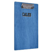 Blauer Denim Klemmbrett (Rechts)