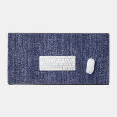 Blauer Denim Schreibtischunterlage (Tastatur & Maus)