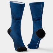 Blauer Denim Socken (Gewinkelt)