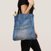 Blauer Denim Tasche (Von Nahem)
