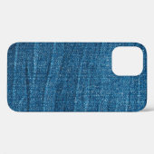 Blauer Denim-Textur, Bluejeans-Textur Case-Mate iPhone Hülle (Rückseite (Horizontal))