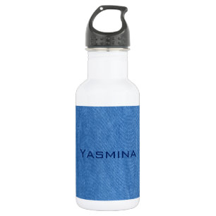 Blauer Denim Trinkflasche