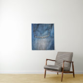 Blauer Denim Wandteppich (Beispiel)