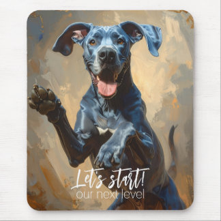 Blauer Deutsche Dogge Mousepad