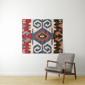 Blauer Diamant Arrow Konya Cowboy Sattel  Wandteppich (Beispiel (Horizontal))