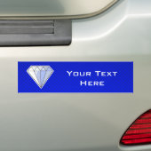 Blauer Diamant Autoaufkleber (Auf Auto)