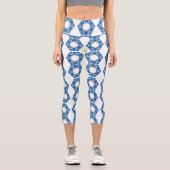 Blauer Diamant Capri Leggings (Vorderseite)