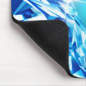 blauer Diamant Mousepad (Ecke)
