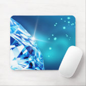 blauer Diamant Mousepad (Mit Mouse)