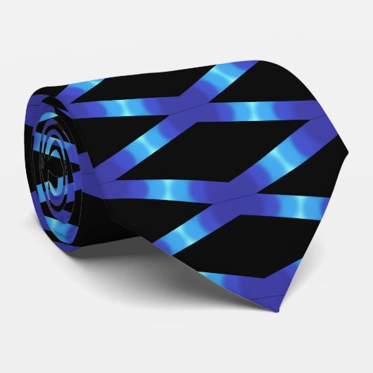 Blauer Dimond Krawatte (Gerollt)