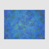 Blauer Dinosaurier-Gewebepapier Seidenpapier (Vorderseite)