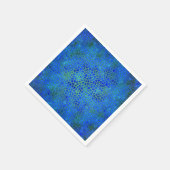 Blauer Dinosaurier verborgen Serviette (Ecke)