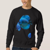 Blauer Diskus Sweatshirt (Vorderseite)