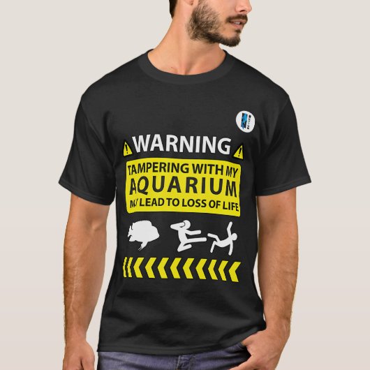 Blauer Diskus T-Shirt (Vorderseite)