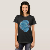 Blauer Diskusfisch T-Shirt (Vorne ganz)