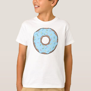 Blauer Donut, Doughnut, Eisen, Sprinklen, Zuckergu T-Shirt