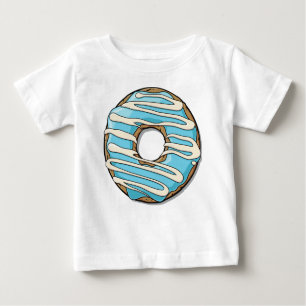 Blauer Donut, Doughnut, Icing, Zuckerguss, Glaze Baby T-shirt