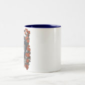 Blauer Drache 2024 Zweifarbige Tasse (Mittel)