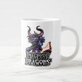Blauer Drache 20oz MD. Riesige Tasse (Rechts)