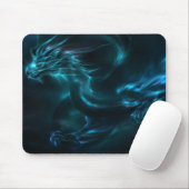 blauer Drache abstrakt Mousepad (Mit Mouse)