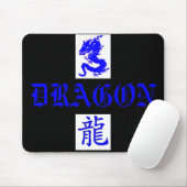 Blauer Drache Asain Buchstabe Mousepad (Mit Mouse)