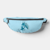 Blauer Drache Cartoon Bauchtasche (Ablage )