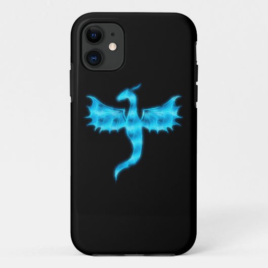 Blauer Drache Case-Mate iPhone Hülle (Rückseite)