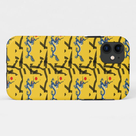 Blauer Drache Case-Mate iPhone Hülle (Rückseite (Horizontal))