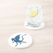 Blauer Drache Coster durch IDC Getränkeuntersetzer (Seite)