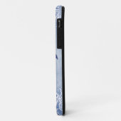 Blauer Drache der Winterfantasy Naturkunst Case-Mate iPhone Hülle (Hinten/Links)