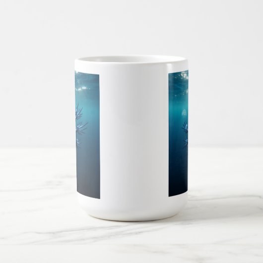 Blauer Drache des Meeres Kaffeetasse (Mittel)