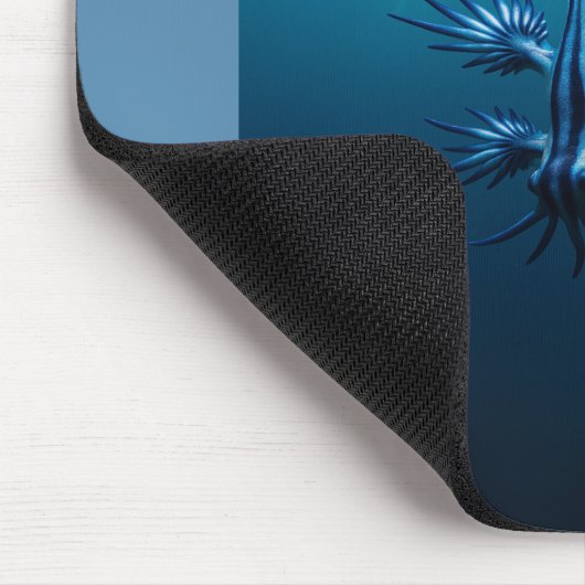 Blauer Drache des Meeres Mousepad (Ecke)