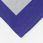 Blauer Drache Fleecedecke (Ecke)